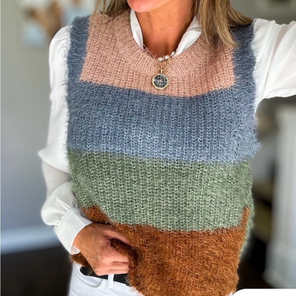 Promesa Multicolor Women's Sweater Vest